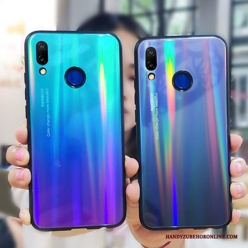 Custodia Huawei P Smart+ Protezione Nuovo Gradiente, Cover Huawei P Smart+ Moda Net Red Marchio Di Tendenza
