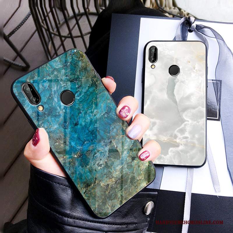 Custodia Huawei P Smart+ Silicone Di Personalità Grande, Cover Huawei P Smart+ Moda Tutto Incluso Anti-caduta