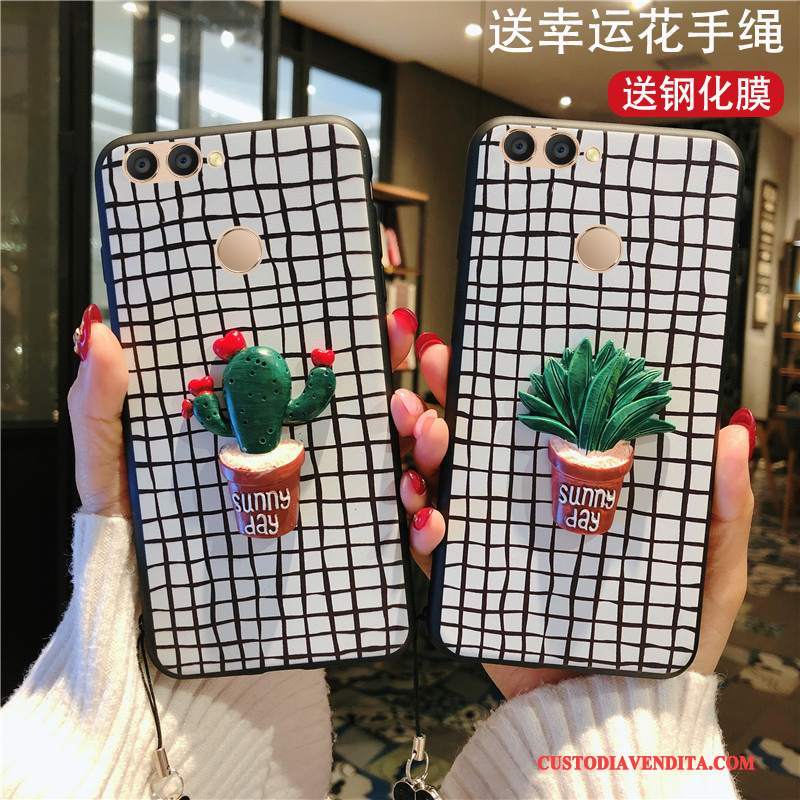 Custodia Huawei P Smart Silicone Telefono Anti-caduta, Cover Huawei P Smart Creativo Morbido Tendenza