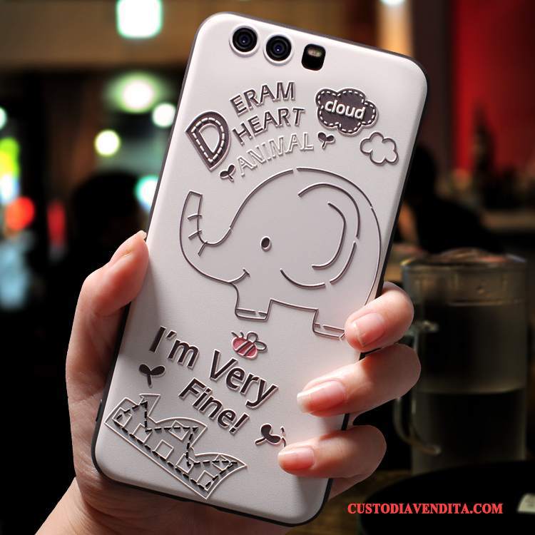 Custodia Huawei P10 Creativo Ornamenti Appesi Anti-caduta, Cover Huawei P10 Silicone Telefono Morbido