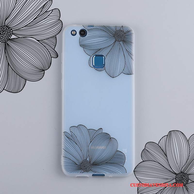 Custodia Huawei P10 Lite Silicone Anti-caduta Nero, Cover Huawei P10 Lite Tutto Incluso Macchiati