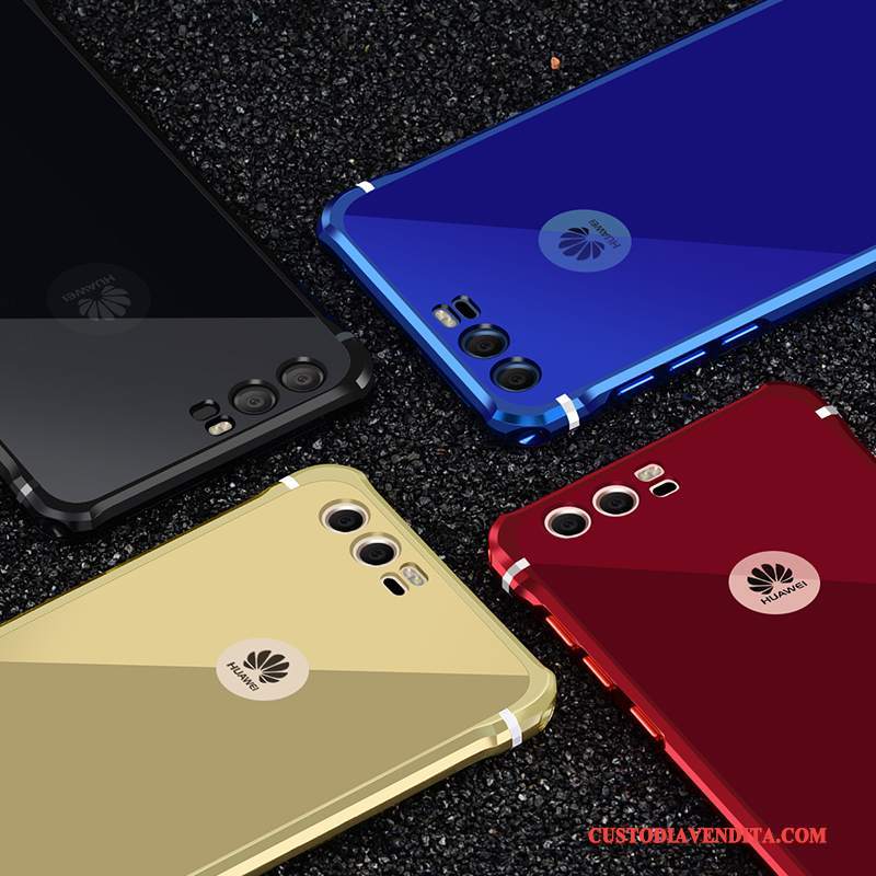 Custodia Huawei P10 Plus Colore Telaio Nero, Cover Huawei P10 Plus Protezione Coperchio Posteriore Anti-caduta