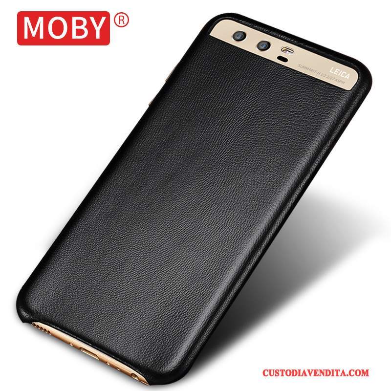 Custodia Huawei P10 Plus Pelle Anti-caduta Tendenza, Cover Huawei P10 Plus Protezione Nerotelefono