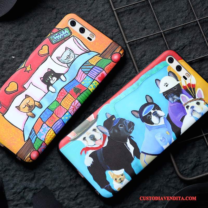 Custodia Huawei P10 Plus Protezione Cane Morbido, Cover Huawei P10 Plus Colore Di Personalità Anti-caduta