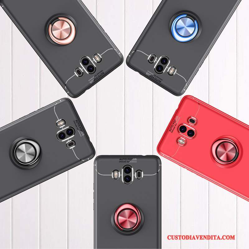 Custodia Huawei P10 Silicone Morbido Nero, Cover Huawei P10 Telefono Macchiati