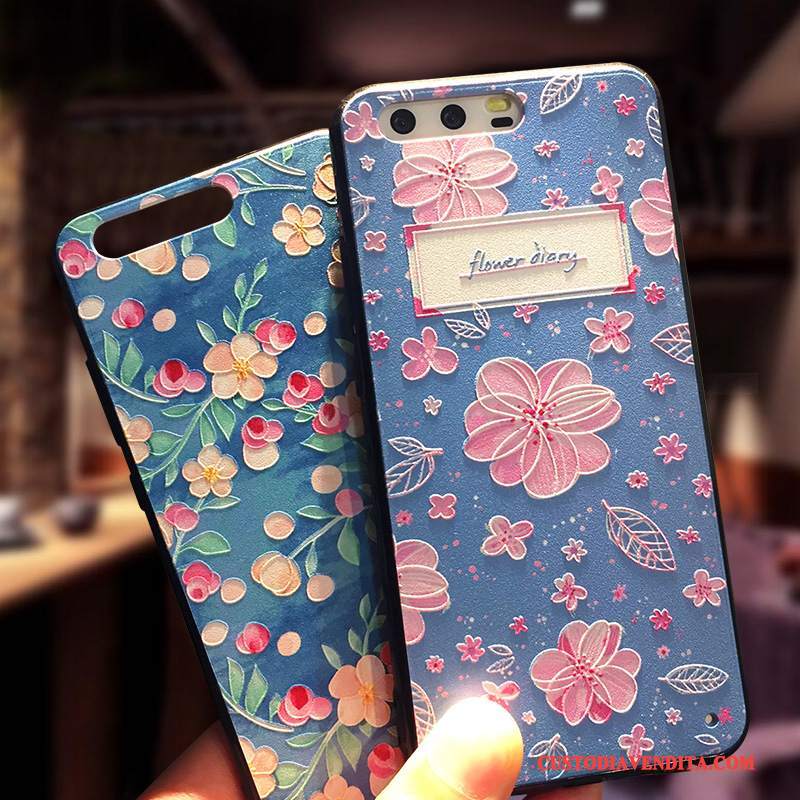 Custodia Huawei P10 Silicone Morbidotelefono, Cover Huawei P10 Cartone Animato Difficile Ornamenti Appesi
