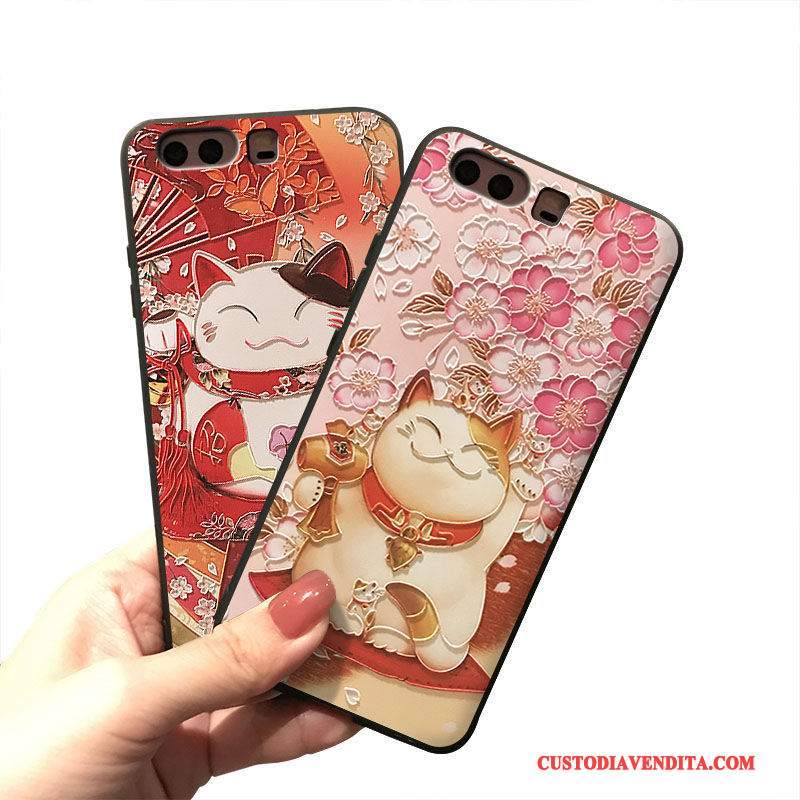 Custodia Huawei P10 Silicone Telefono Ornamenti Appesi, Cover Huawei P10 Tutto Incluso Ricchezza