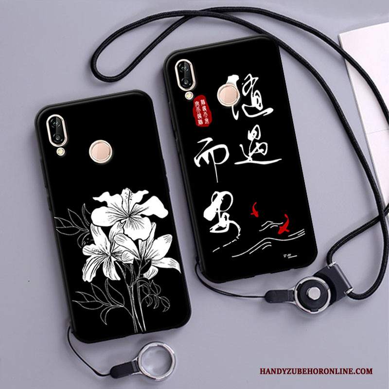 Custodia Huawei P20 Lite Silicone Morbidotelefono, Cover Huawei P20 Lite Protezione Tutto Incluso Anti-caduta