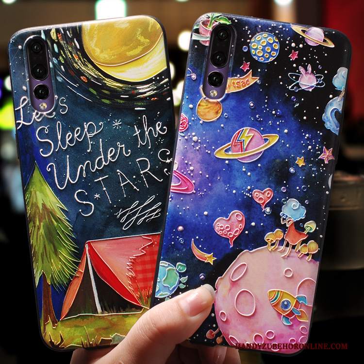 Custodia Huawei P20 Pro Protezione Morbido Di Personalità, Cover Huawei P20 Pro Creativo Vento Tendenza