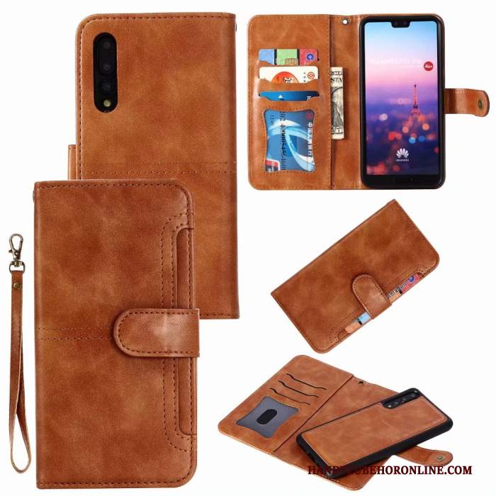 Custodia Huawei P20 Pro Protezione Semplici Affari, Cover Huawei P20 Pro Pelle Telefono