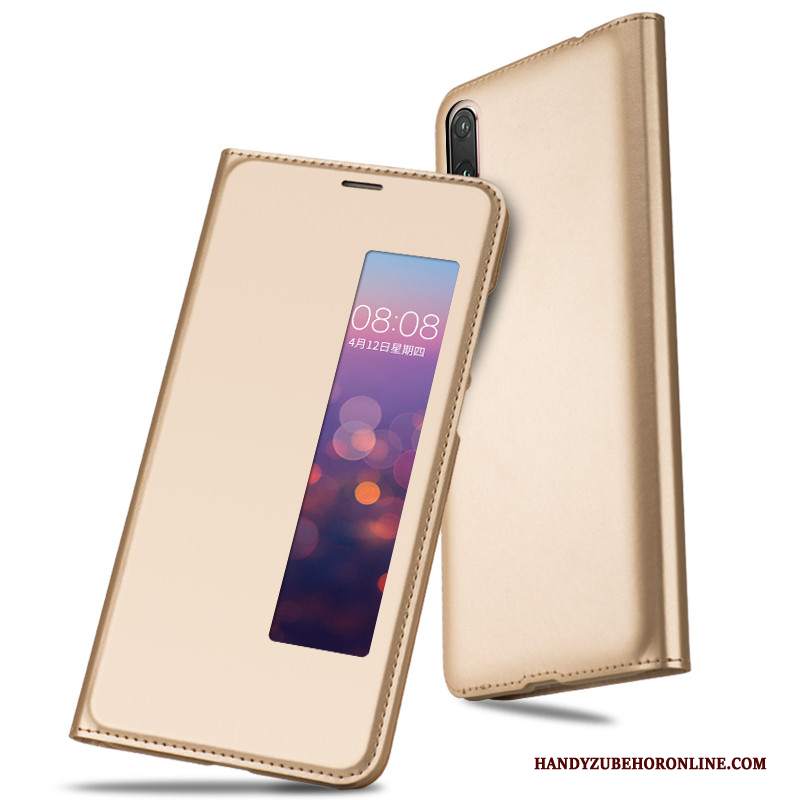 Custodia Huawei P20 Pro Protezione Telefono Oro, Cover Huawei P20 Pro Pelle Tutto Incluso Anti-caduta