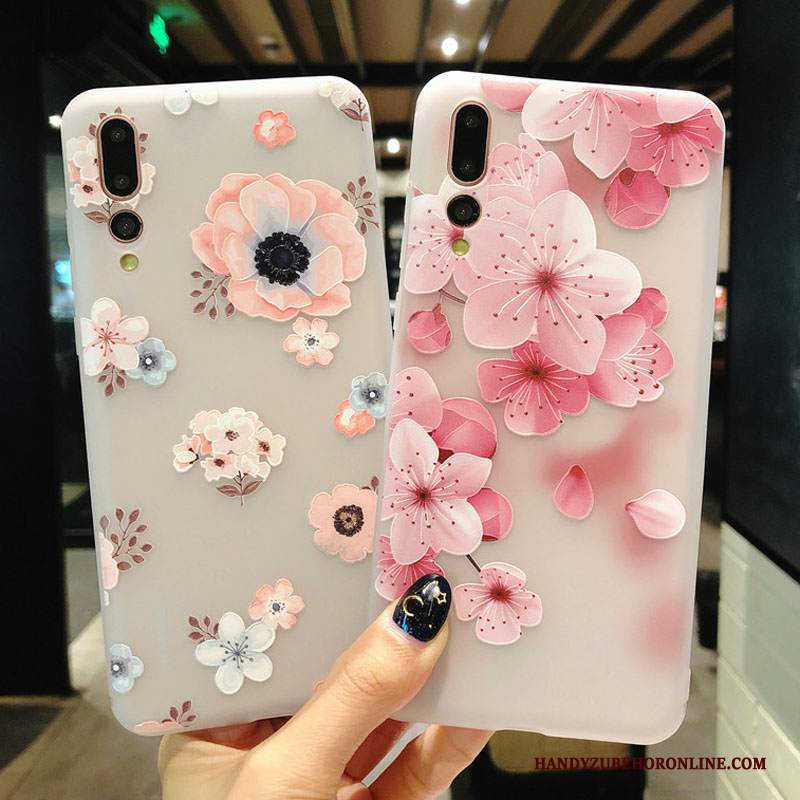 Custodia Huawei P20 Pro Protezione Tendenza Tutto Incluso, Cover Huawei P20 Pro Anti-caduta Rosa