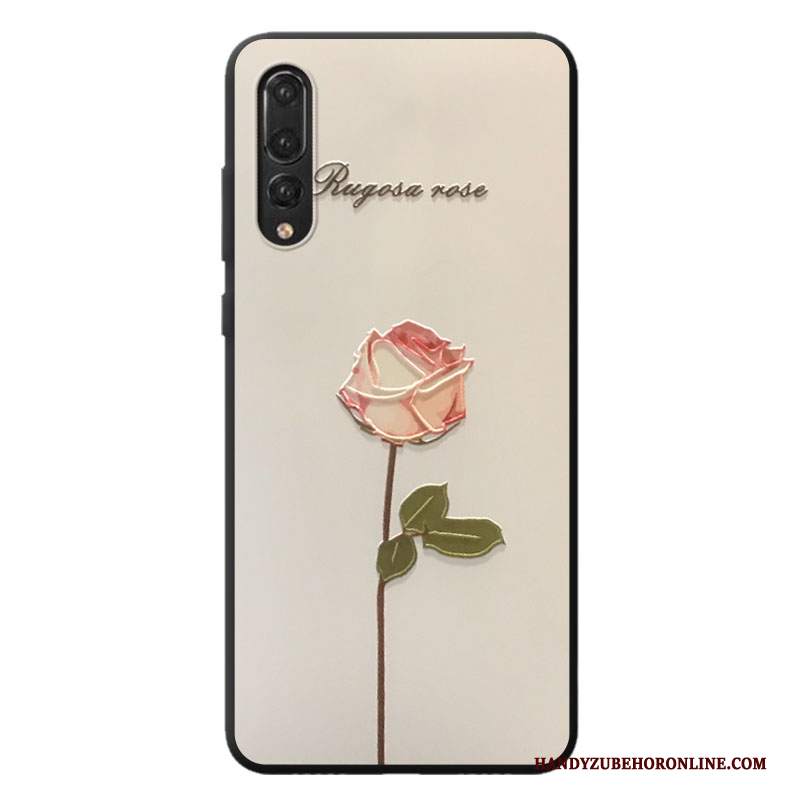 Custodia Huawei P20 Pro Silicone Arte Bianco, Cover Huawei P20 Pro Frescotelefono