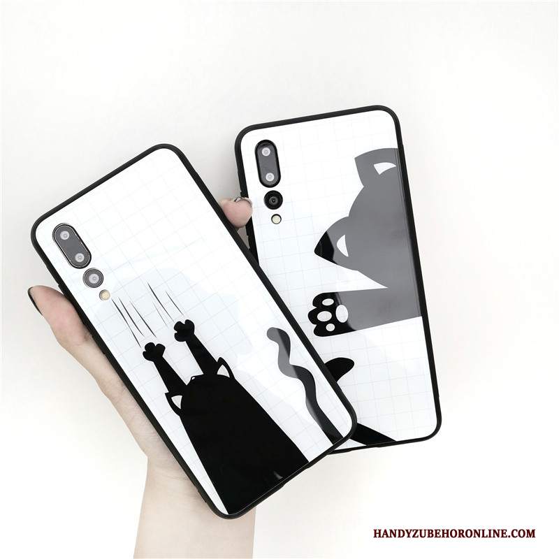 Custodia Huawei P20 Pro Telefono Bianco, Cover Huawei P20 Pro Nuovo Vetro