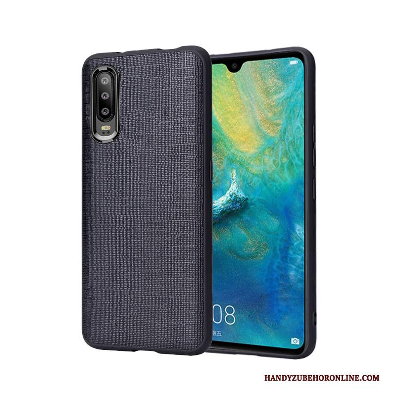 Custodia Huawei P30 Creativo Telefono Personalizza, Cover Huawei P30 Pelle Tutto Incluso Nero