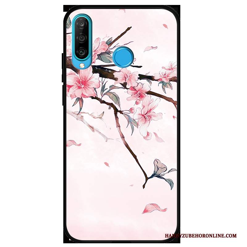 Custodia Huawei P30 Lite Silicone Supporto Gioventù, Cover Huawei P30 Lite Protezione Pellicola Protettiva Anti-caduta