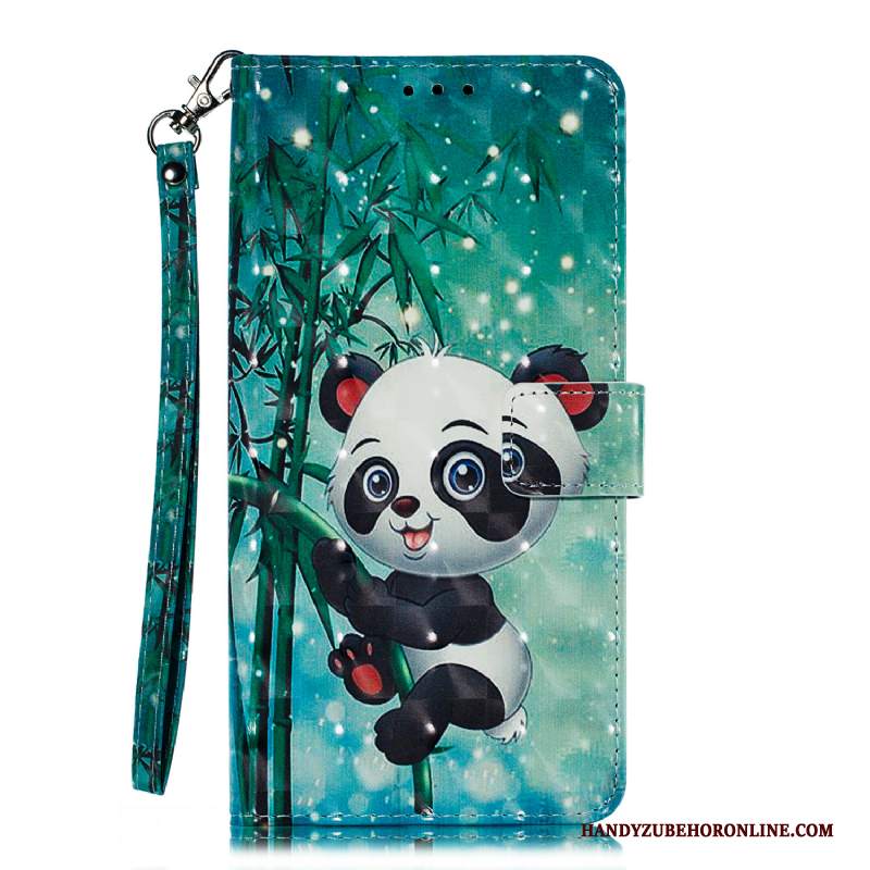 Custodia Huawei P30 Pro Pelle Supportotelefono, Cover Huawei P30 Pro Creativo Verde Anti-caduta