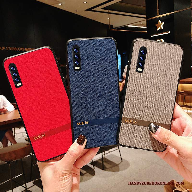 Custodia Huawei P30 Protezione Nuovo Rosso, Cover Huawei P30 Creativo Marchio Di Tendenzatelefono