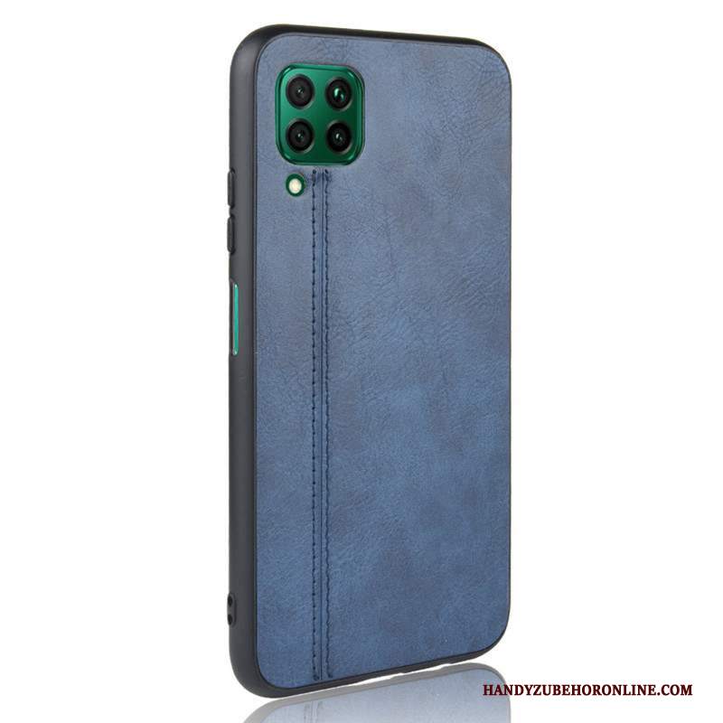 Custodia Huawei P40 Lite Protezione Blu Tutto Incluso, Cover Huawei P40 Lite Telefono Morbido