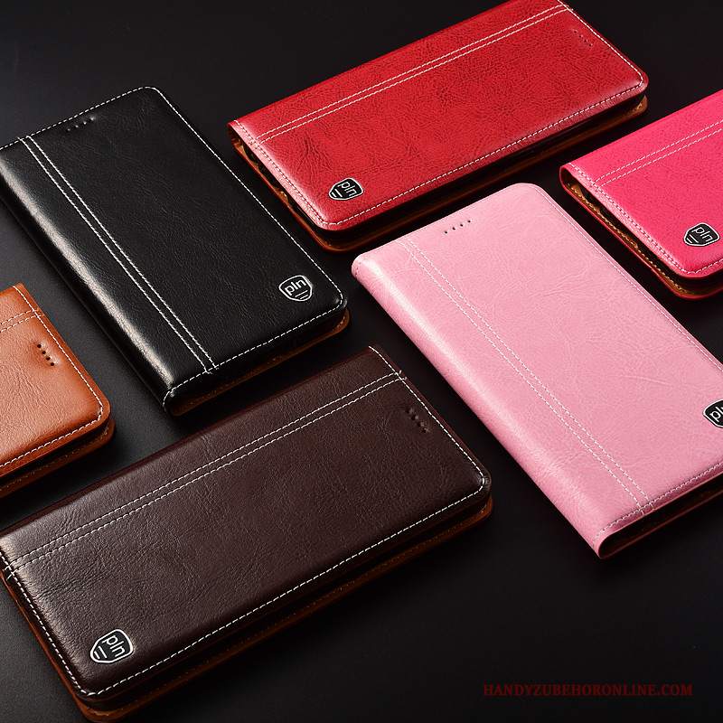Custodia Huawei P40 Protezione Mucca High End, Cover Huawei P40 Pelle Telefono