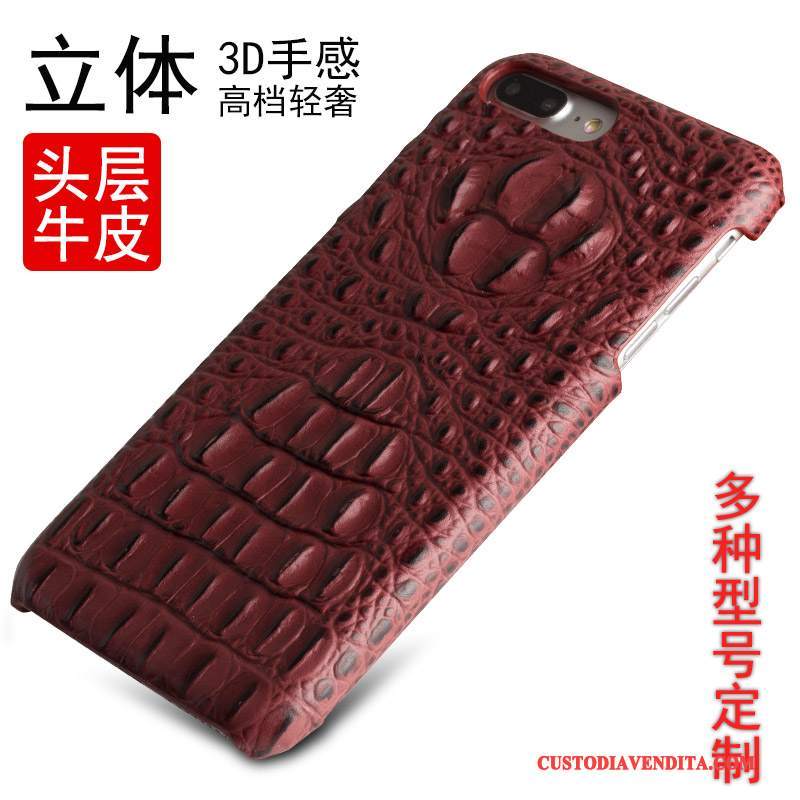 Custodia Huawei P8 Lite 2017 Creativo Coperchio Posteriore Modello Coccodrillo, Cover Huawei P8 Lite 2017 Pelle Di Personalitàtelefono