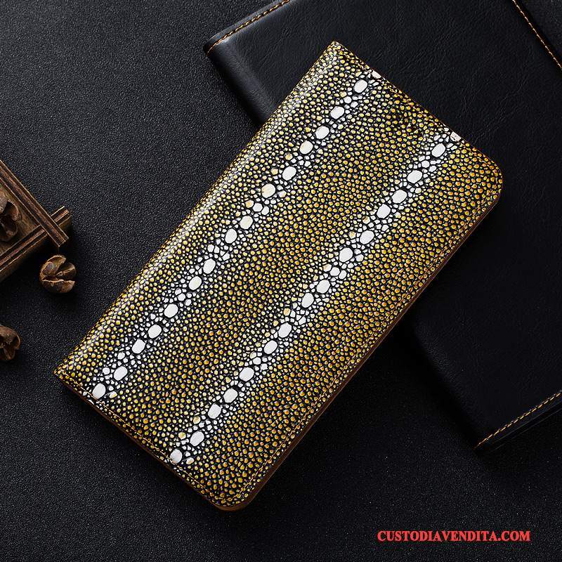 Custodia Huawei P8 Lite 2017 Pelle Gioventù Verde, Cover Huawei P8 Lite 2017 Giallotelefono