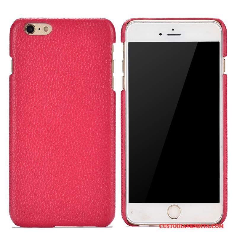 Custodia Huawei P8 Lite 2017 Pelle Rossotelefono, Cover Huawei P8 Lite 2017 Coperchio Posteriore Anti-caduta