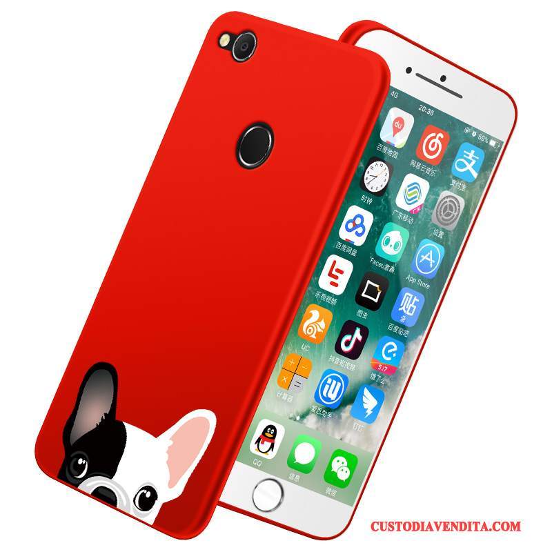 Custodia Huawei P8 Lite 2017 Protezione Rosso Nuovo, Cover Huawei P8 Lite 2017 Gioventùtelefono