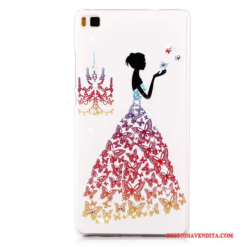 Custodia Huawei P8 Lite Protezione Rossotelefono, Cover Huawei P8 Lite Colore Gioventù