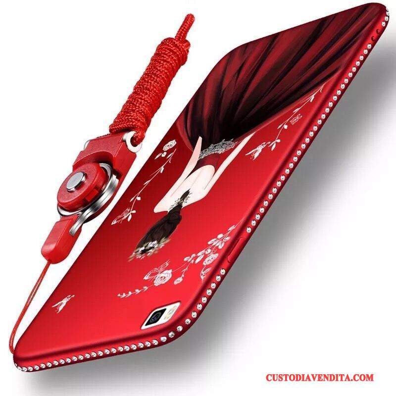 Custodia Huawei P8 Lite Strass Morbido Tendenza, Cover Huawei P8 Lite Protezione Alto Anti-caduta