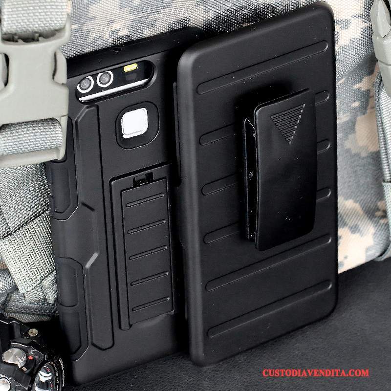 Custodia Huawei P9 Lite Silicone Gioventù All'aperto, Cover Huawei P9 Lite Tattica Anti-caduta