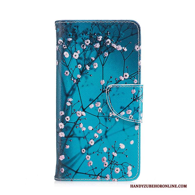 Custodia Huawei Y5 2018 Pelle Blutelefono, Cover Huawei Y5 2018 Protezione