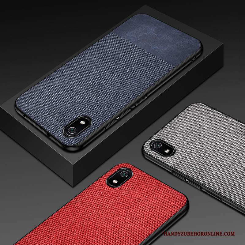 Custodia Huawei Y5 2019 Silicone Morbido Modello, Cover Huawei Y5 2019 Protezione Rosso Panno