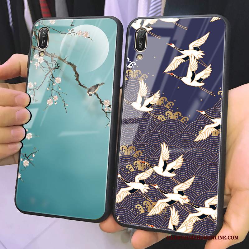 Custodia Huawei Y6 2019 Protezione Bellotelefono, Cover Huawei Y6 2019 Creativo Stile Cinese Tutto Incluso
