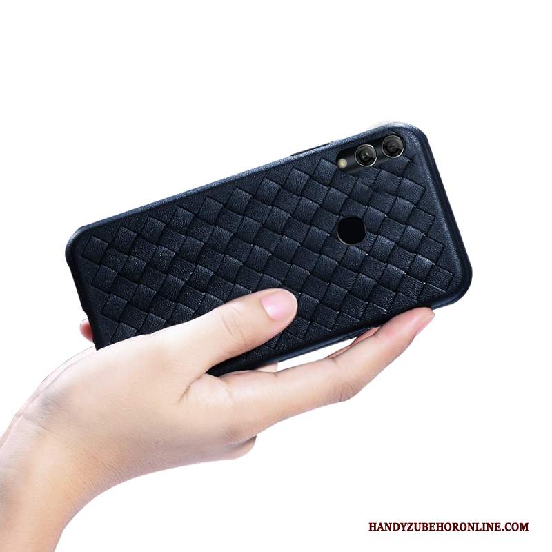 Custodia Huawei Y7 2019 Antiscivolo Nero, Cover Huawei Y7 2019 Morbido Nuovo