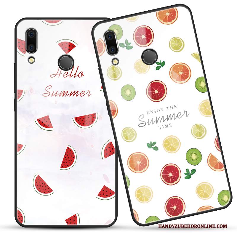 Custodia Huawei Y7 2019 Silicone Di Personalità Difficile, Cover Huawei Y7 2019 Creativo Verde Net Red