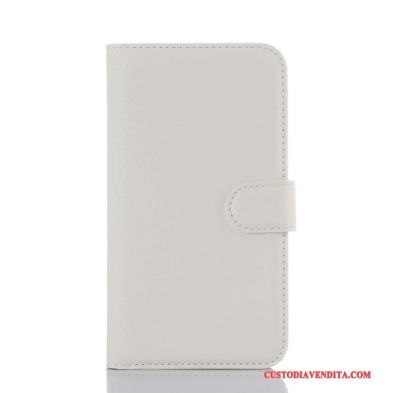 Custodia Lg K10 Pelle Bianco Supporto, Cover Lg K10 Protezione Cartatelefono