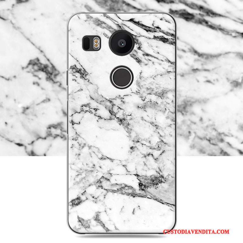 Custodia Lg Nexus 5x Zoccoli Telefono Tendenza, Cover Lg Nexus 5x Bianco Difficile