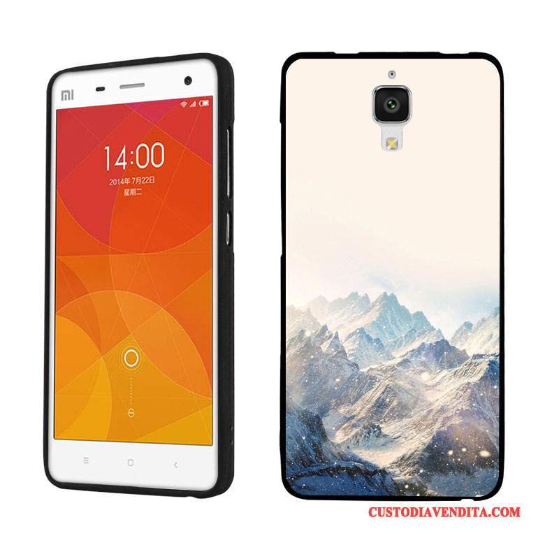 Custodia Mi 4 Moda Bello Scenario, Cover Mi 4 Silicone Piccola Semplici