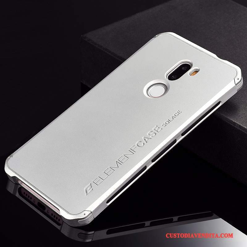 Custodia Mi 5 Silicone Grigio Telaio, Cover Mi 5 Protezione Anti-caduta Lega