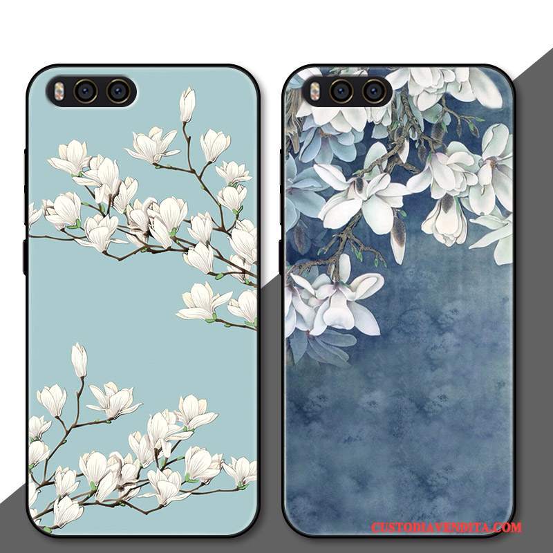 Custodia Mi 6 Protezione Ornamenti Appesitelefono, Cover Mi 6 Moda Blu Piccola