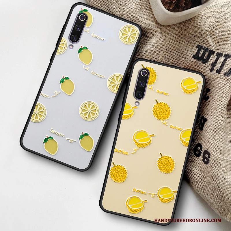Custodia Mi 9 Cartone Animato Gioventù Modello, Cover Mi 9 Protezione Piccola Giallo