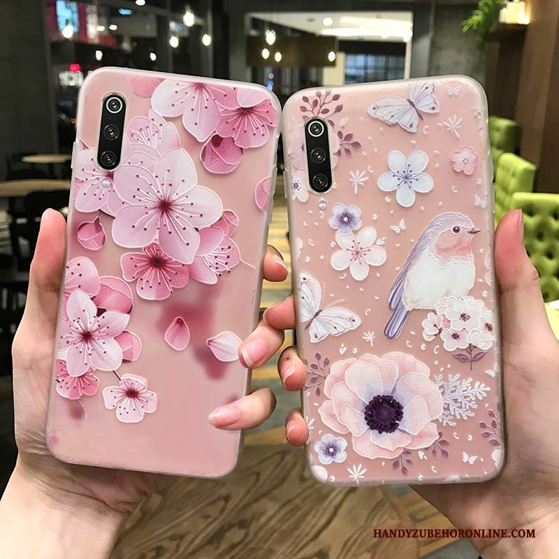 Custodia Mi 9 Creativo Semplici Di Personalità, Cover Mi 9 Silicone Net Red Tutto Incluso