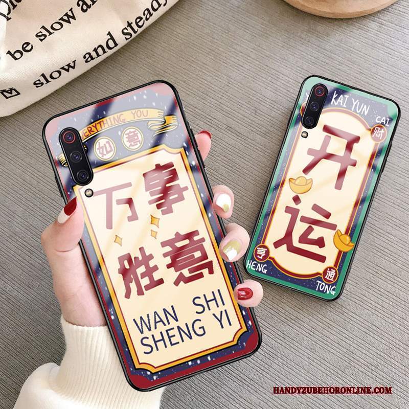 Custodia Mi 9 Lite Creativo Anti-caduta Ricchezza, Cover Mi 9 Lite Protezione Telefono Marchio Di Tendenza