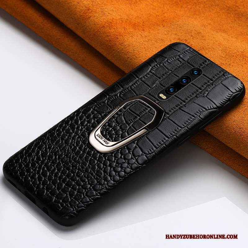 Custodia Mi 9t Pro Pelle Piccola Nero, Cover Mi 9t Pro Moda Affari Anti-caduta