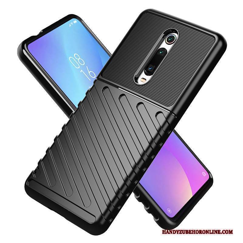 Custodia Mi 9t Pro Protezione Anti-caduta Striscia, Cover Mi 9t Pro Moda Telefono Morbido