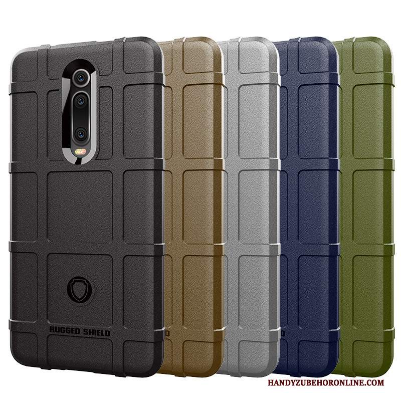 Custodia Mi 9t Protezione Magnetico Piccola, Cover Mi 9t Rosso Tutto Incluso