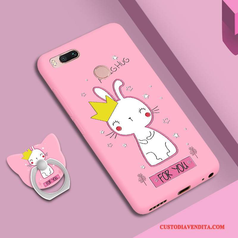 Custodia Mi A1 Fibbia Anti-caduta, Cover Mi A1 Di Personalità Rosa