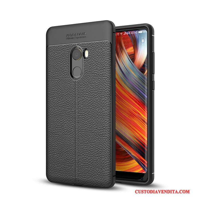 Custodia Mi Mix 2 Creativo Di Personalità Nero, Cover Mi Mix 2 Silicone Piccolatelefono