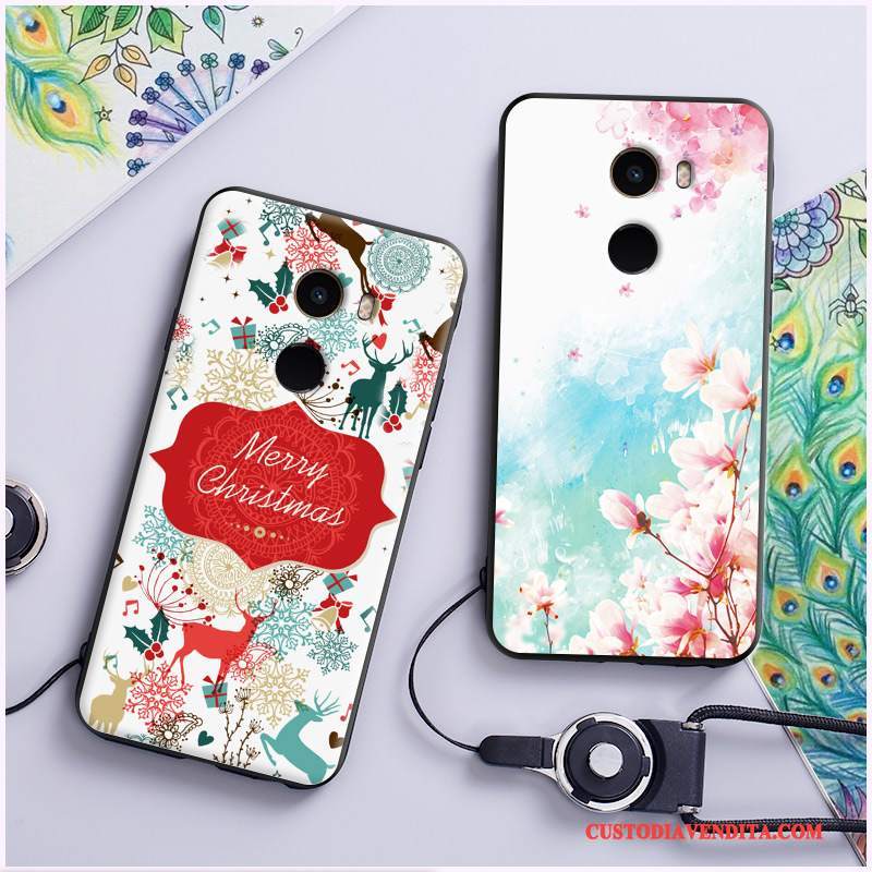 Custodia Mi Mix 2 Goffratura Ornamenti Appesi Lupo, Cover Mi Mix 2 Colore Telefono Personalizza